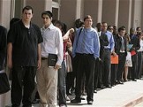 unemployment line
